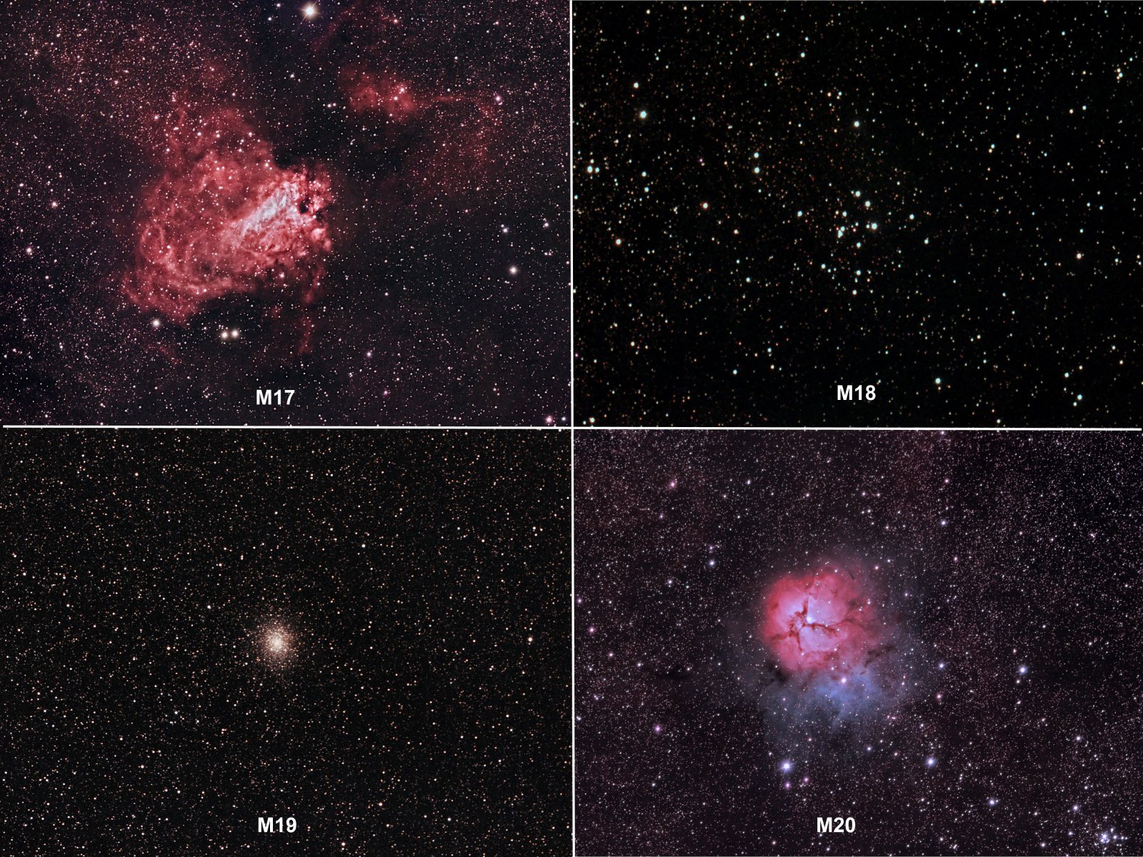 Messiers 17-20